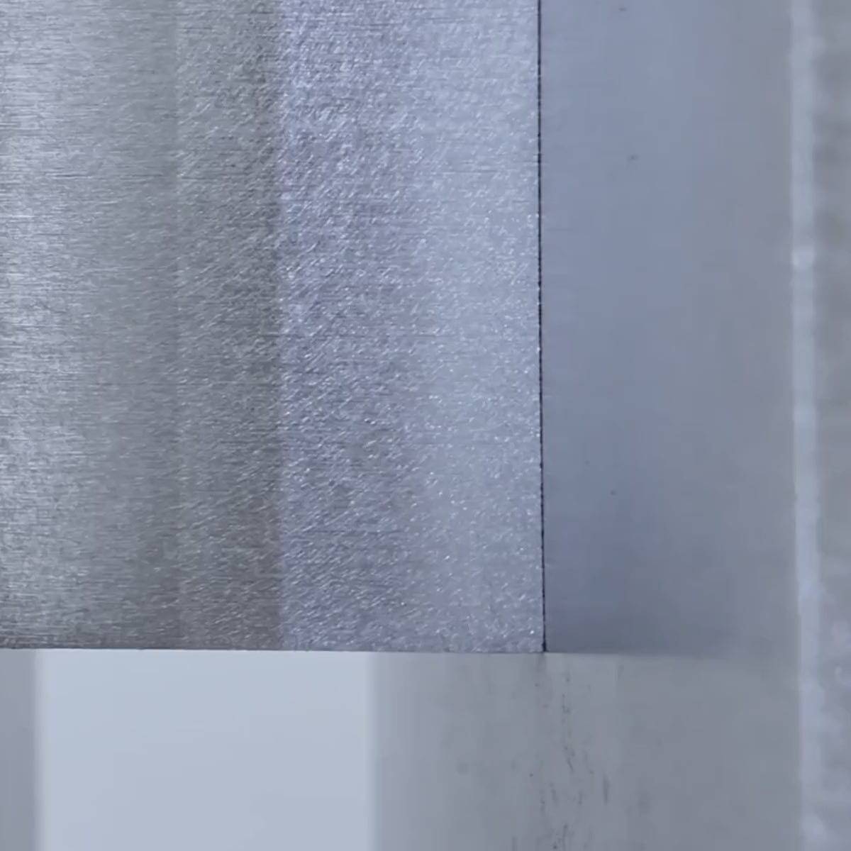Brush Stool, aluminium surface